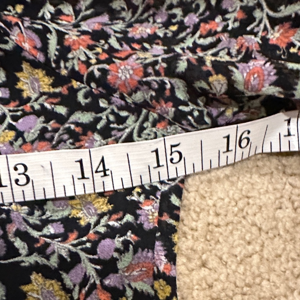Anthropologie Black and Pink Floral Blouse​​ - Picture 6 of 7